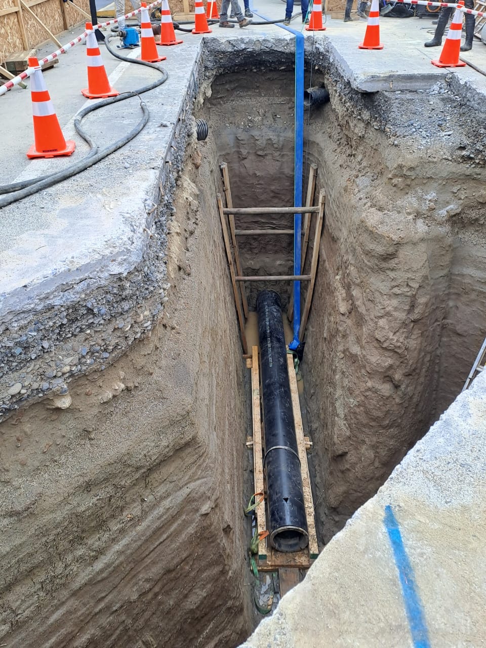 obra en PF hincado de 500 para conexion