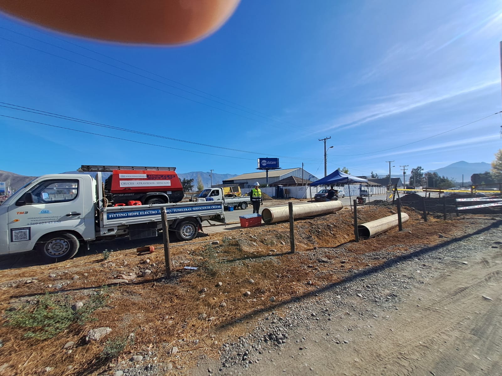 Hincado de tuberia d e600mm